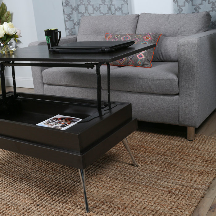 Wrought Studio Kitzmiller Lift Top Coffee Table with Storage & Reviews ...